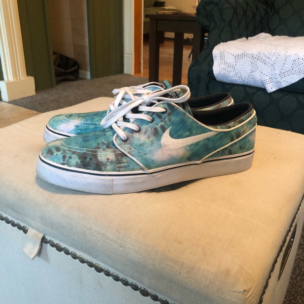 Limited edition tie-dye Nike janoski sneakers
